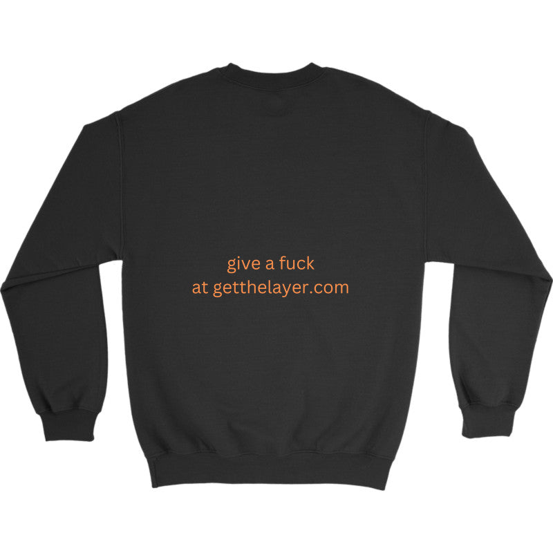 Oasis Vintage Print A Fuck is Good to Give Adult Unisex Gildan Heavy Blend Crewneck sweatshirt