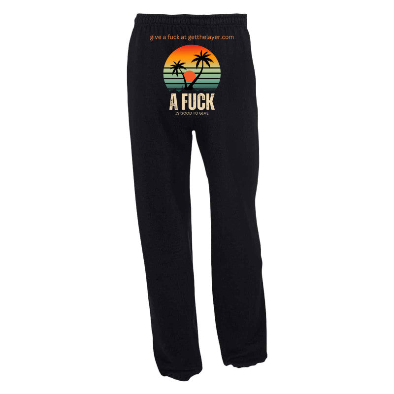 Oasis Vintage Print A Fuck is Good to Give Gildan Adult Heavy Blend™ Adult Unisex., 50/50 Sweatpants