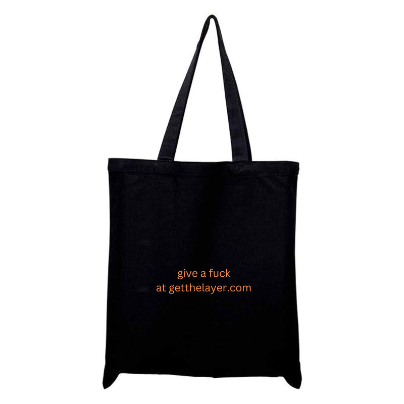 Oasis Vintage Print A Fuck is Good to Give OAD 12 oz Tote Bag