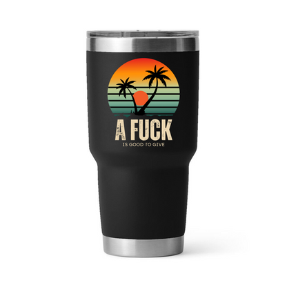 Oasis Vintage Print A Fuck is Good to Give 30 oz Tumbler